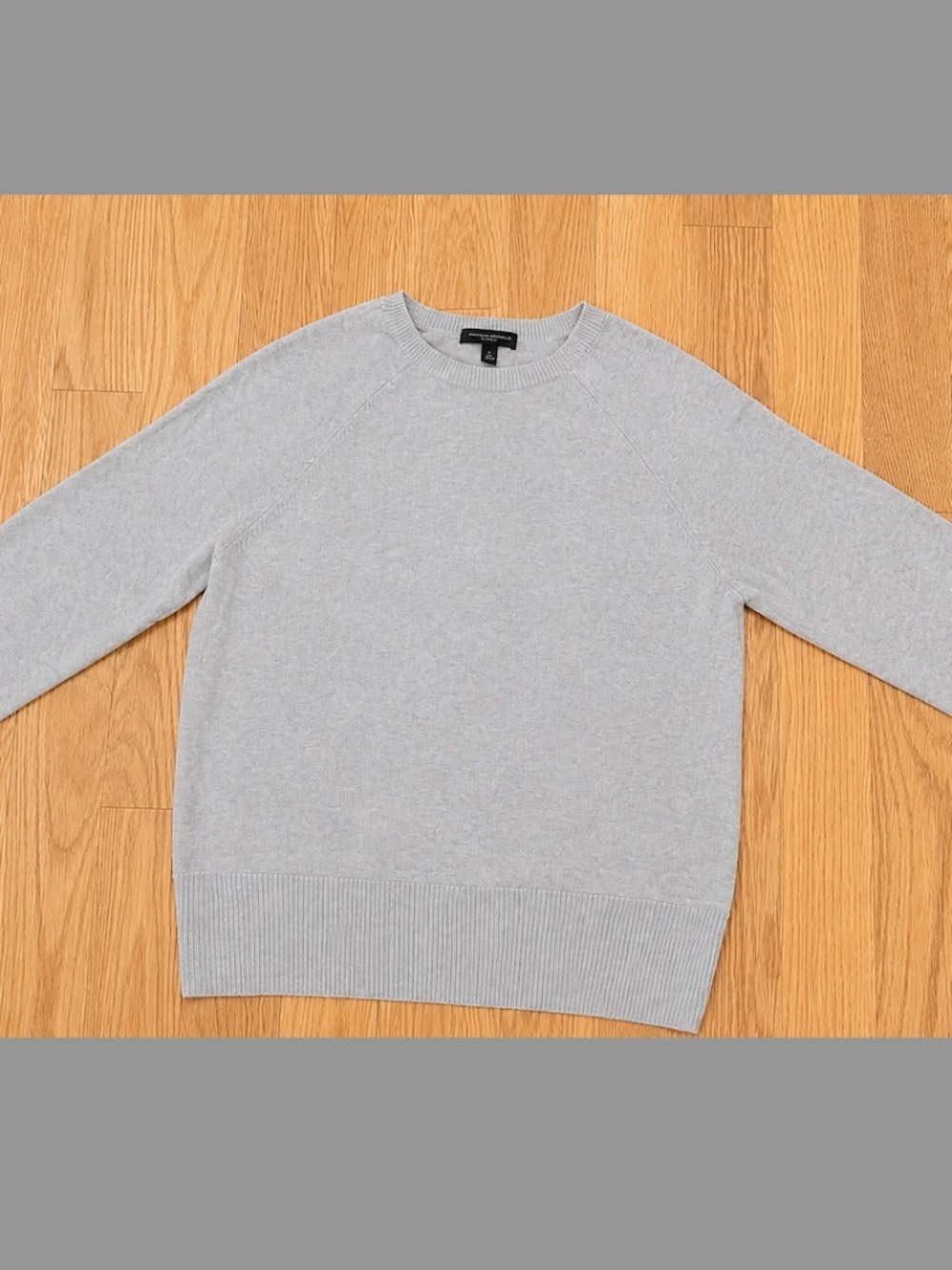 Banana Republic Merino Wool Sweater Size Large Grey Blue